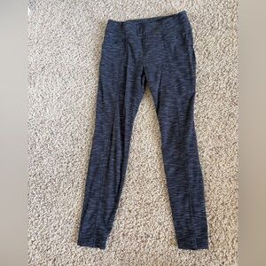 Athleta Brooklyn Ankle Pant Charcoal Space-Dye Leggings
